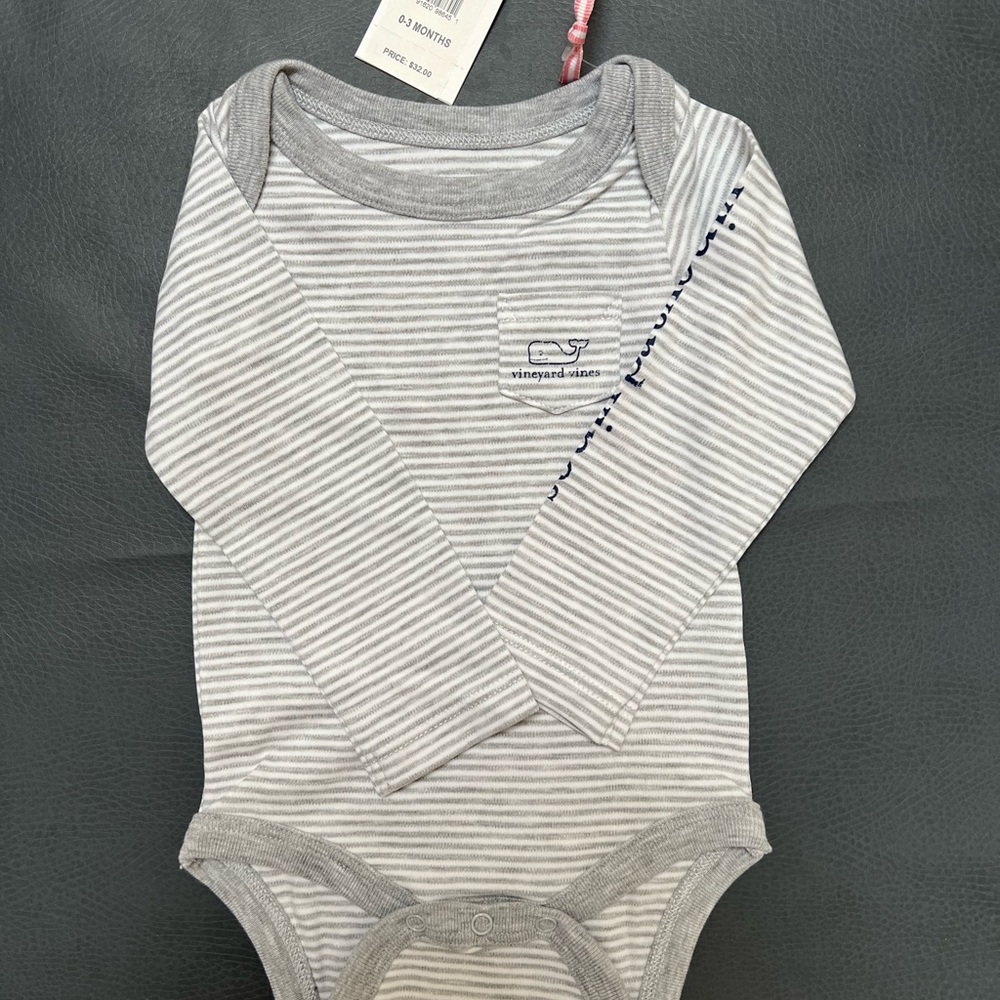 Vineyard Vines long sleeved onesie